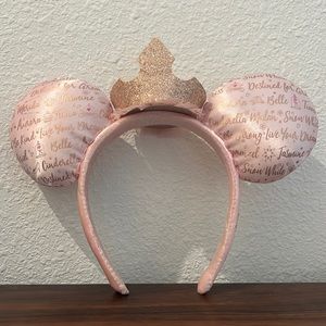 Disney Parks Pink Princess Mickey Ears